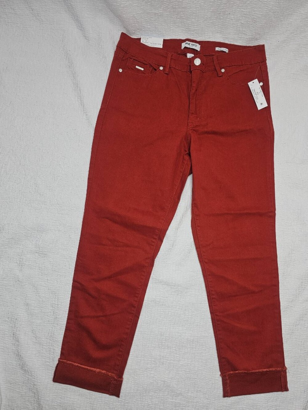 Nine West Women's Gramercy Slim Fit Crop Pants - Picture 3 of 11